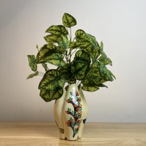 Ceremic Indoor Planter Flower Design