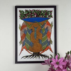 Wall Decor Fishes design Painting
