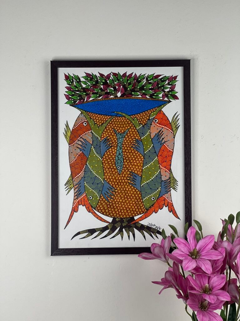 Wall Decor Fishes design Painting