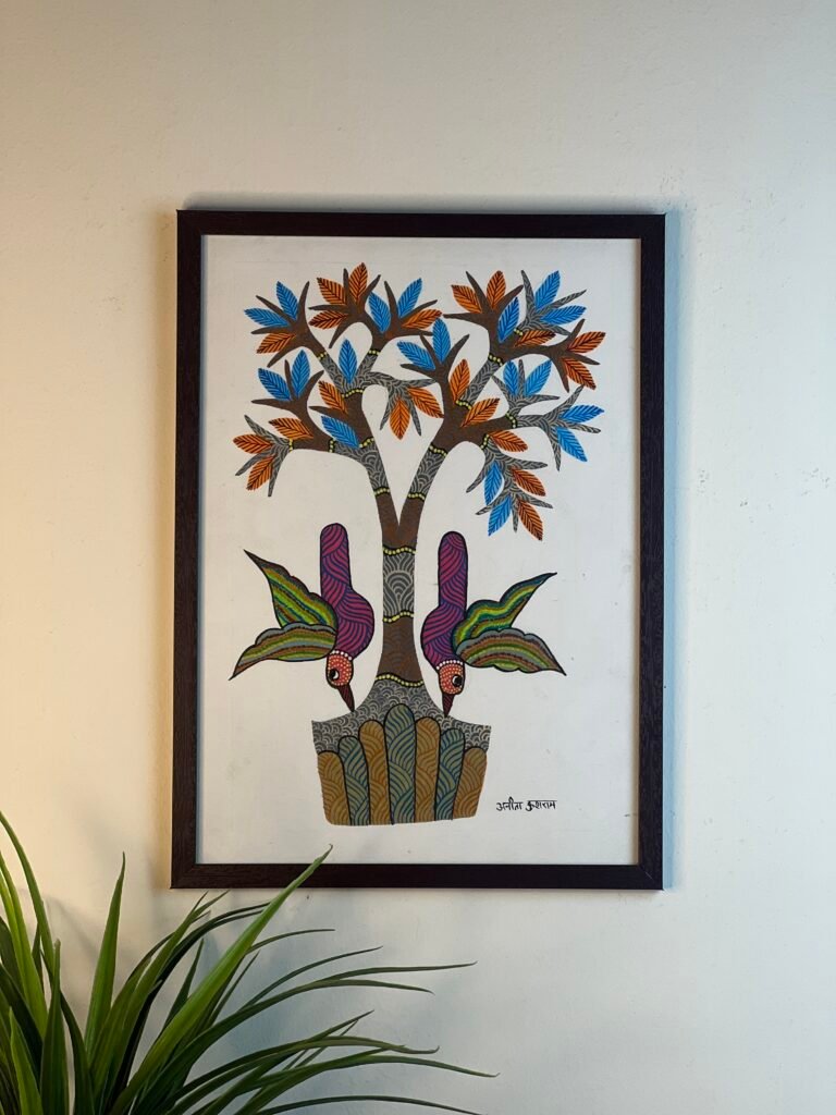 Wall Decor flower pot design Painting