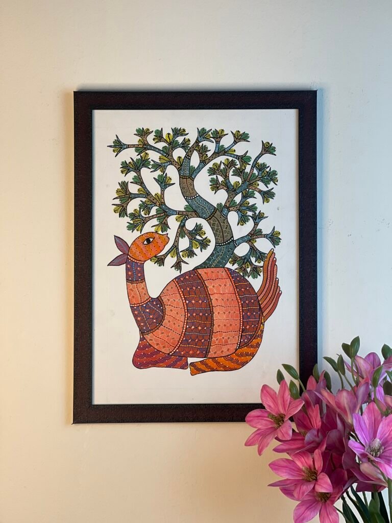 Wall Decor sit deer design Painting