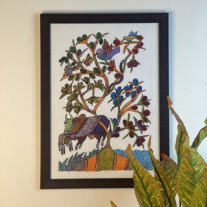 Wall Decor traditional leaves design Painting