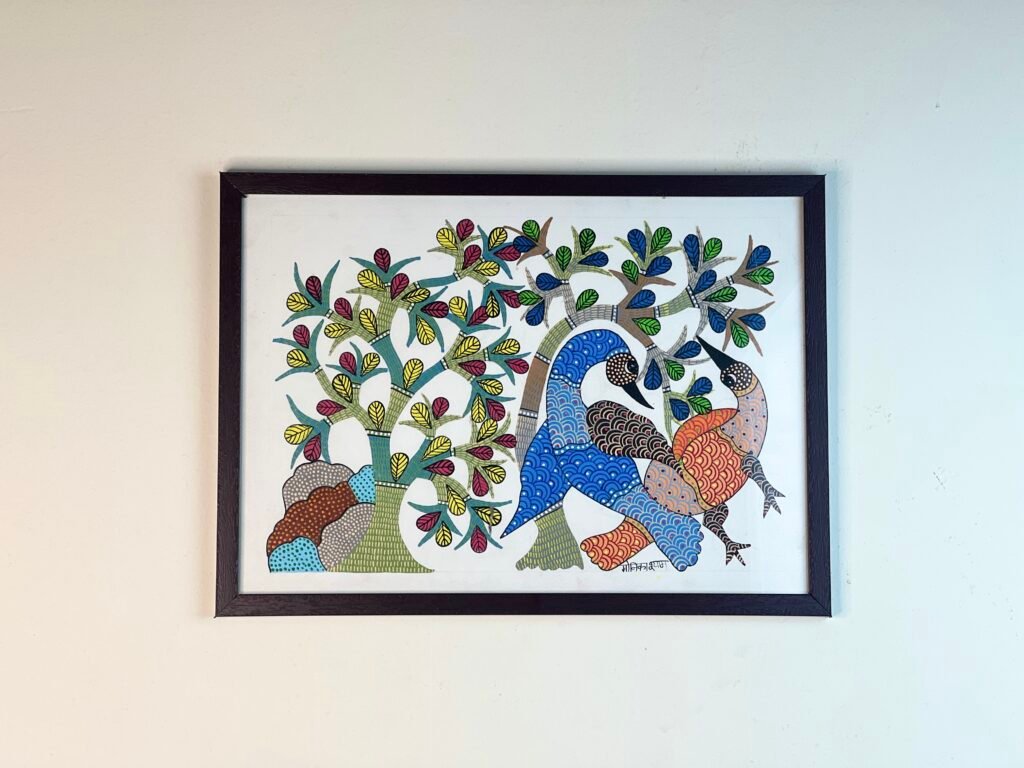 Wall Decor leaves design Painting